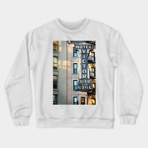 Hotel Victor Crewneck Sweatshirt by jforno